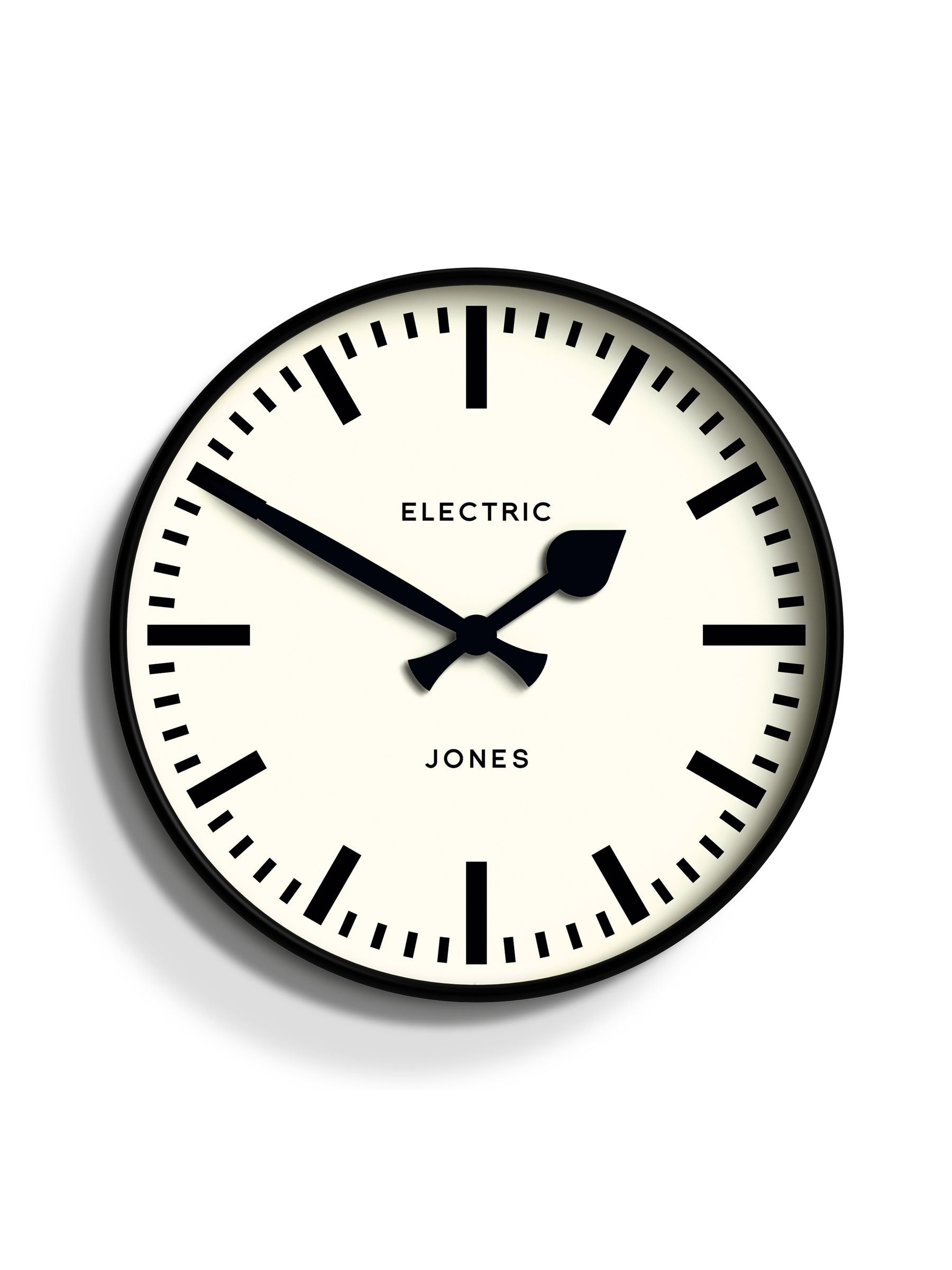Jones Clocks Black Tiger Wall Clock 30cm