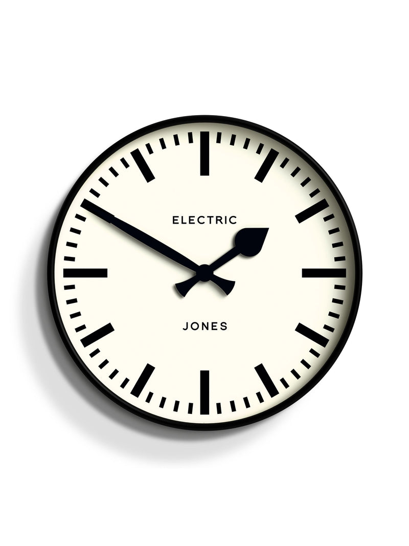 Jones Clocks Black Tiger Wall Clock 30cm