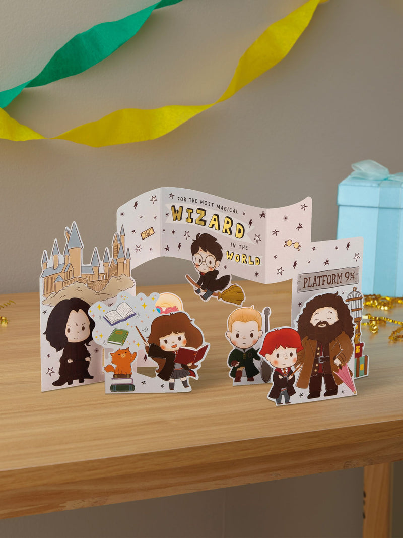 Hallmark Harry Potter 3D pop-up birthday card, UK version