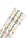 Hallmark White 6M Pack of 3 Birthday Wrapping Paper