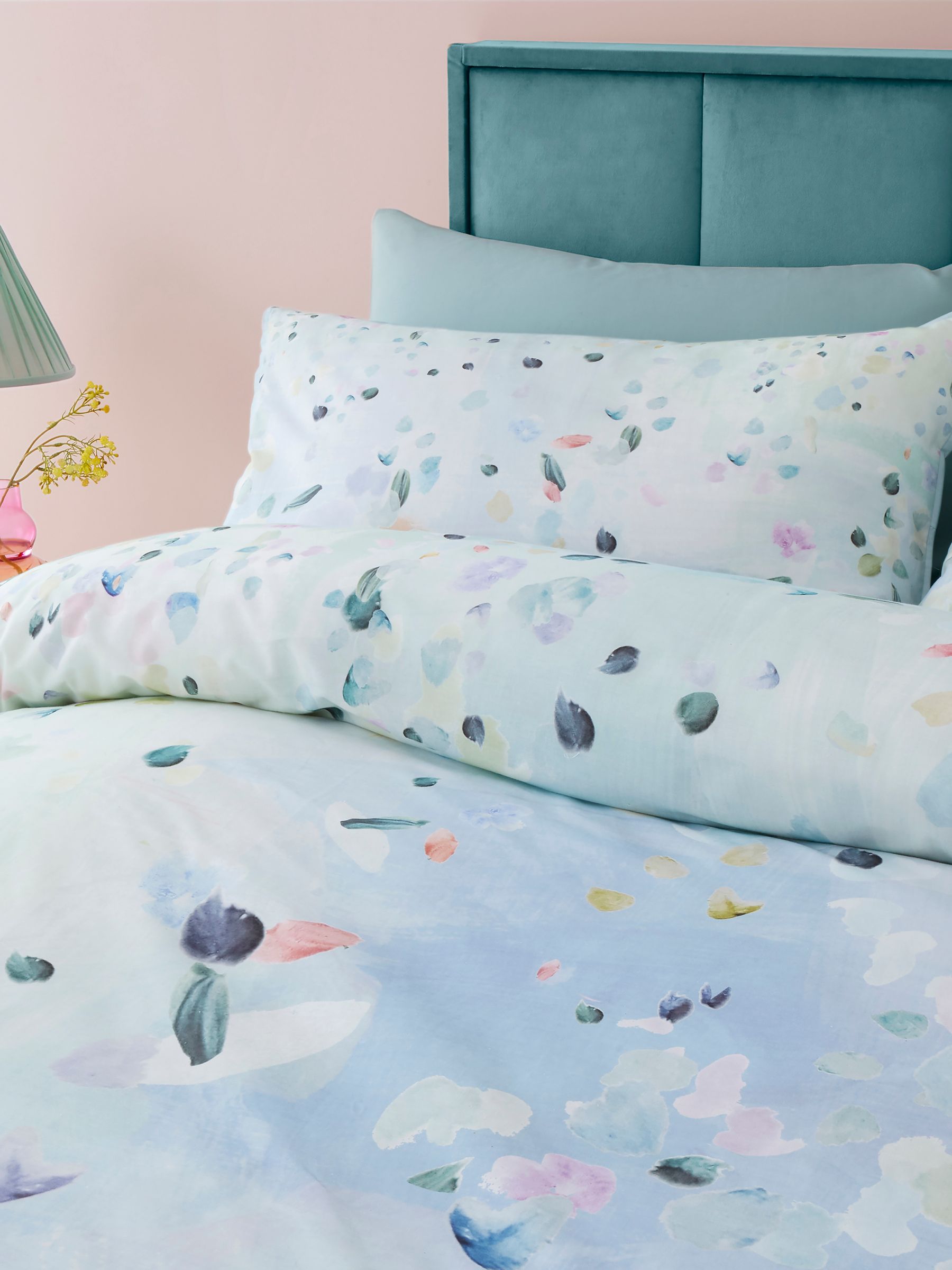 Appletree Duck Egg Alfresco duvet cover set - British product