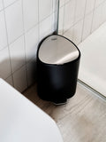 Joseph Joseph Black EasyStore Steel Pedal Bin 5L, UK version