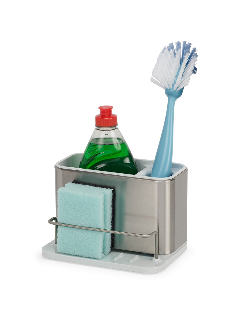 Joseph Joseph light stone surface stainless-steel sink tidy, UK version