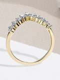The Diamond Store White 0.50ct H/Si Lab Diamond Wishbone Ring (British brand)