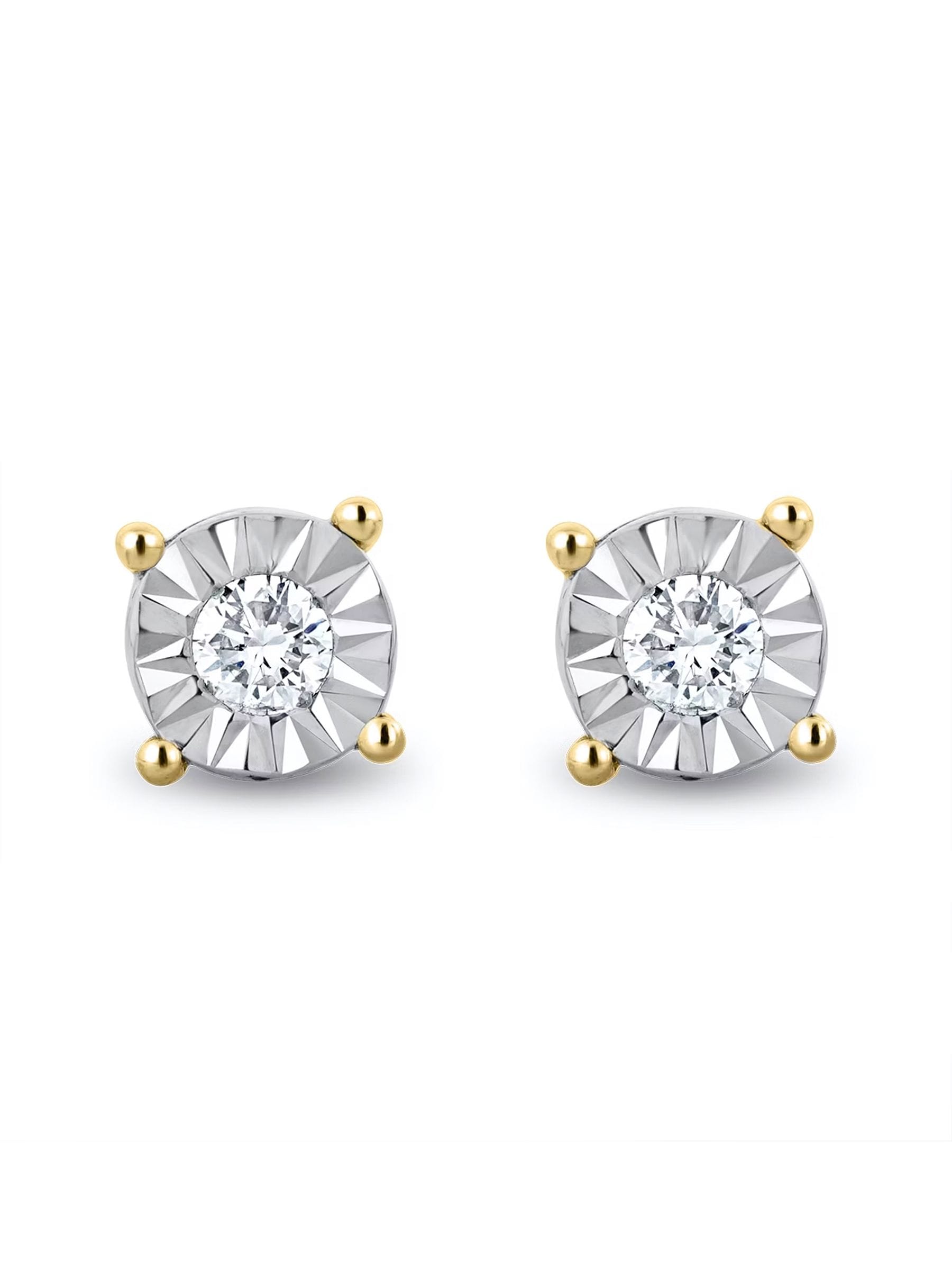 The Diamond Store lab diamond stud earrings 5mm (British brand)