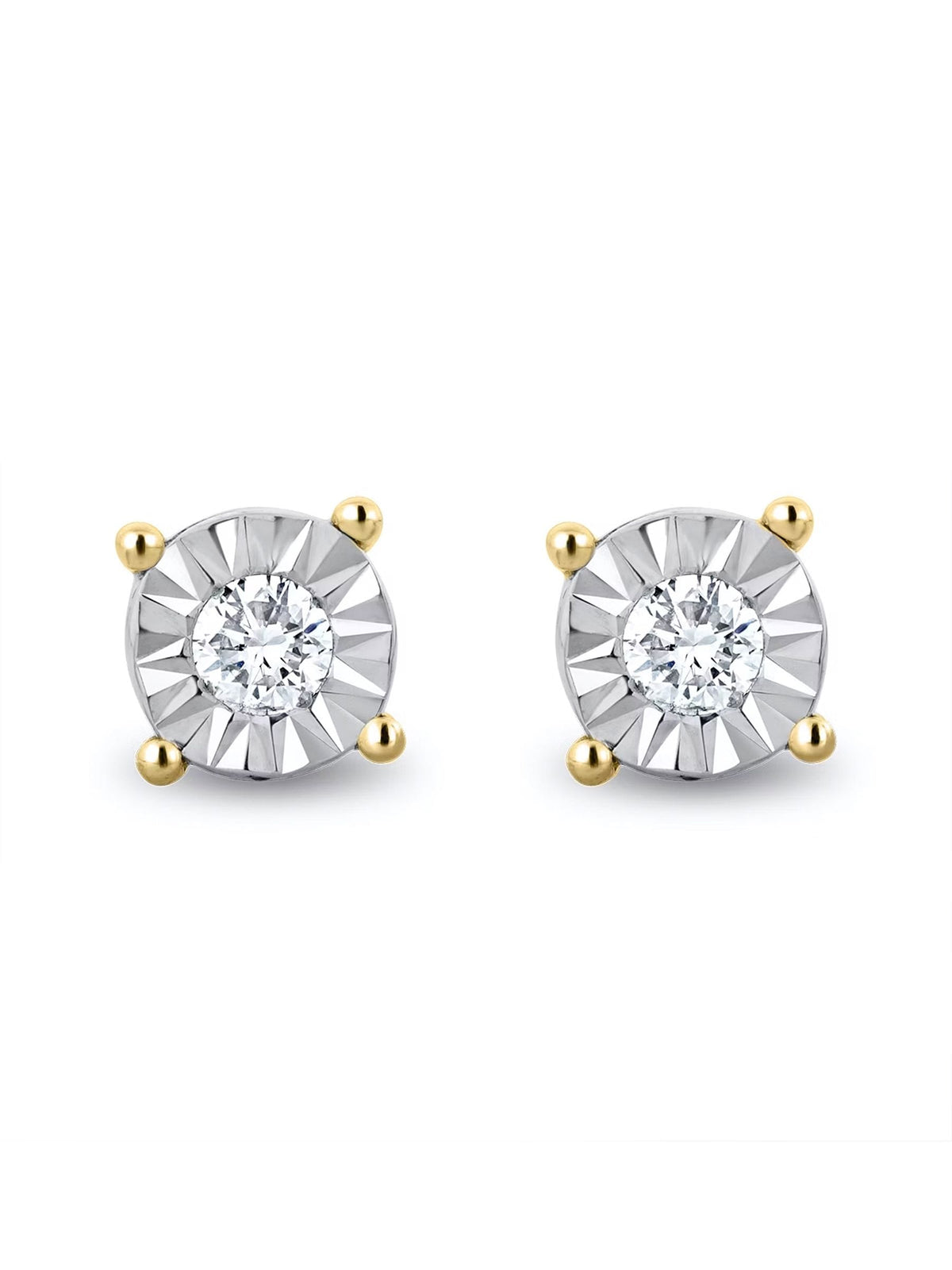The Diamond Store lab diamond stud earrings 5mm (British brand)