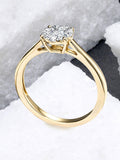 The Diamond Store White Lab Diamond Cluster Solitaire Ring 0.25ct (British brand)