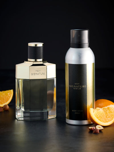 Signature Gold Eau De Parfum and Body Spray Fragrance Gift Set - 100ml & 200ml