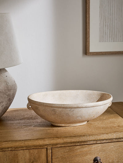 Lydford Stone Effect Ceramic Bowl 35cm Diameter