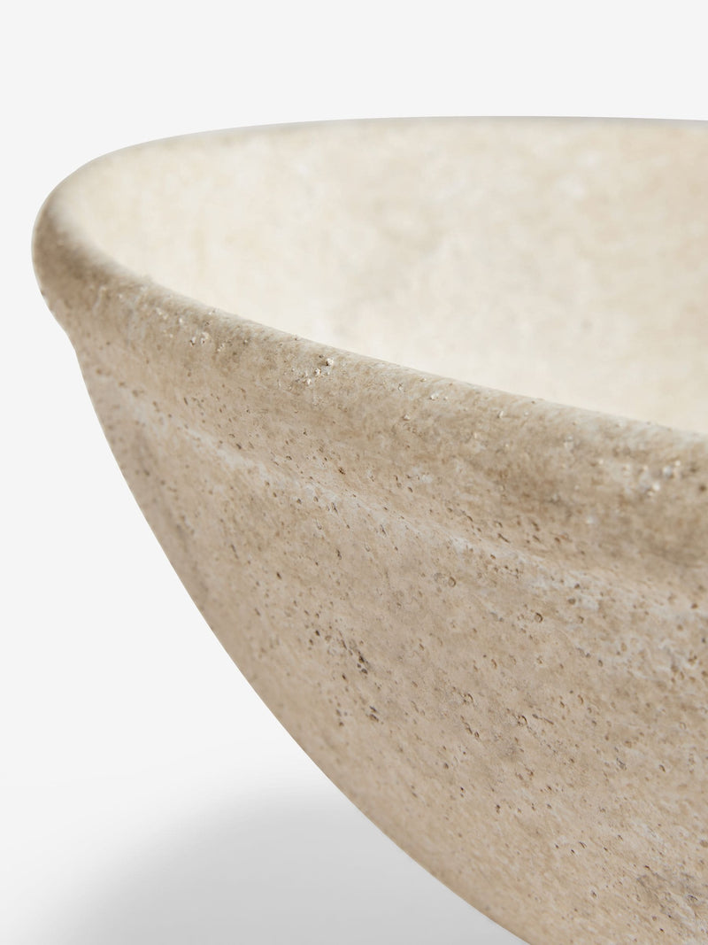 Lydford ceramic bowl stone effect 35cm diameter, imported from the UK