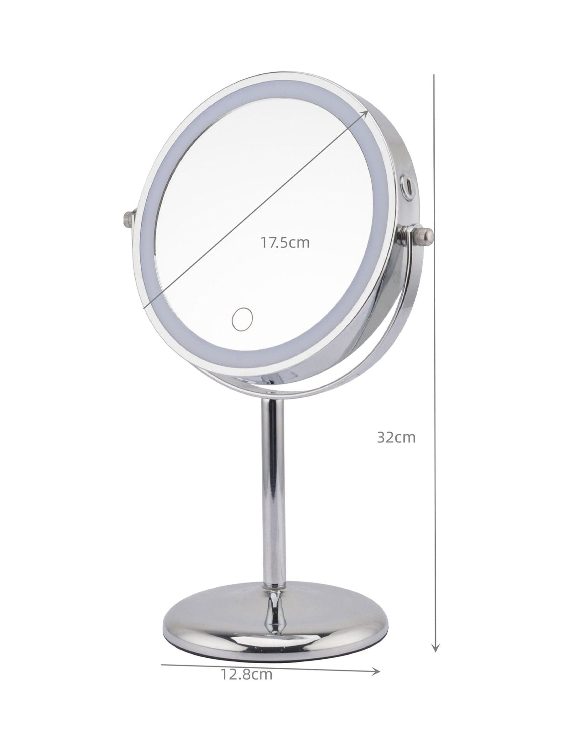Showerdrape Chrome Iris LED vanity mirror (British brand)