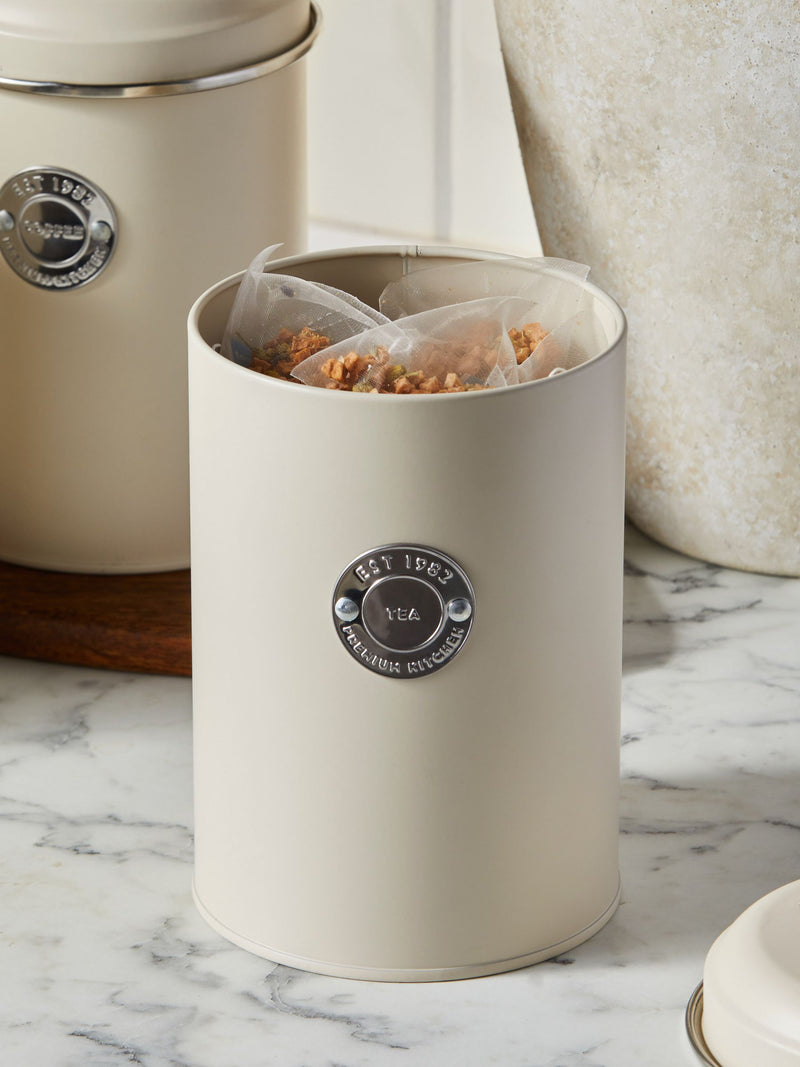 Cream storage jars set for tea, coffee, sugar - British product