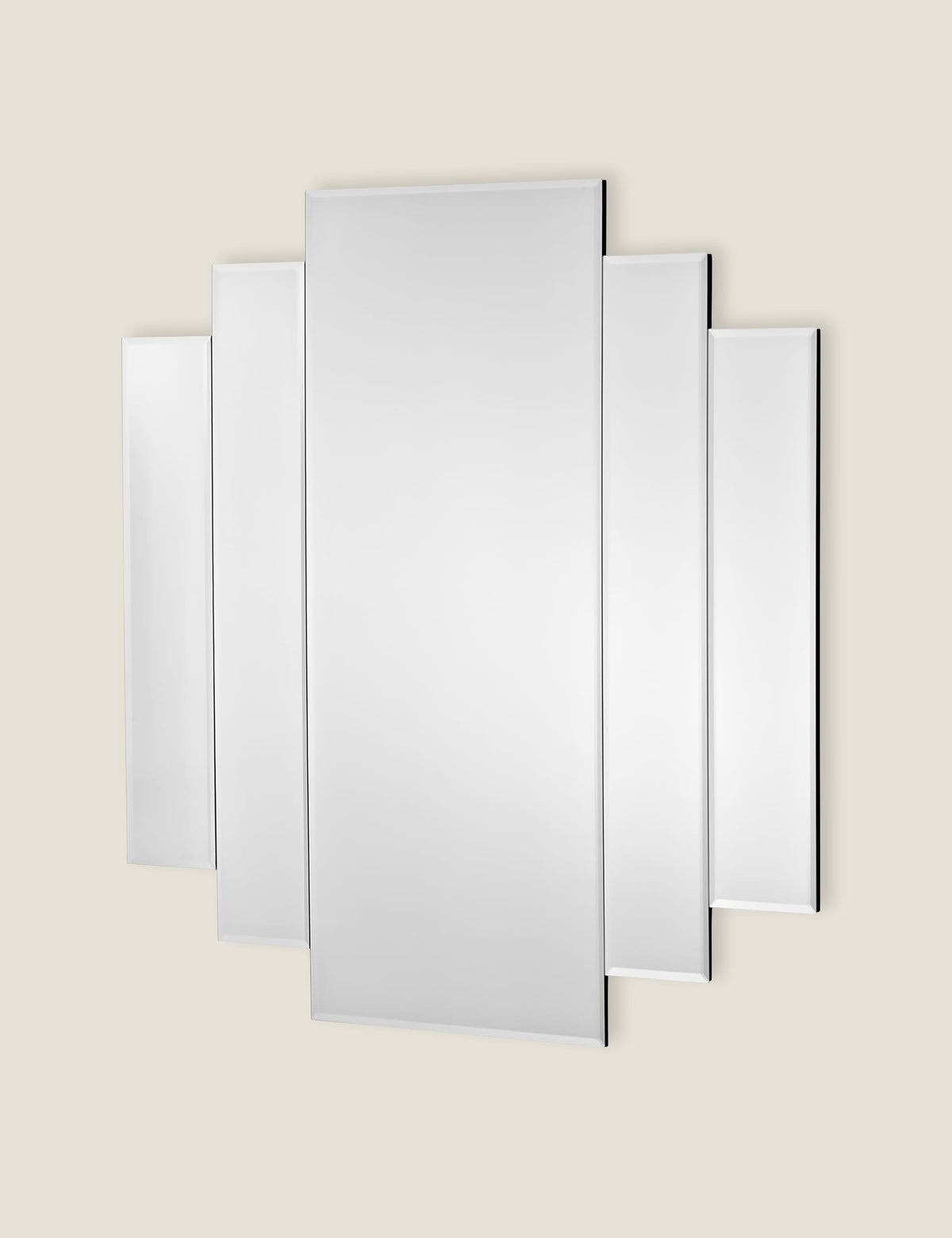 Odeon rectangular wall mirror Art Deco design 89cm x 2cm, imported from the UK