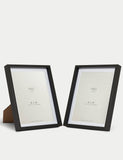 Set of two 8x10 inch wood-effect photo frames (British brand)
