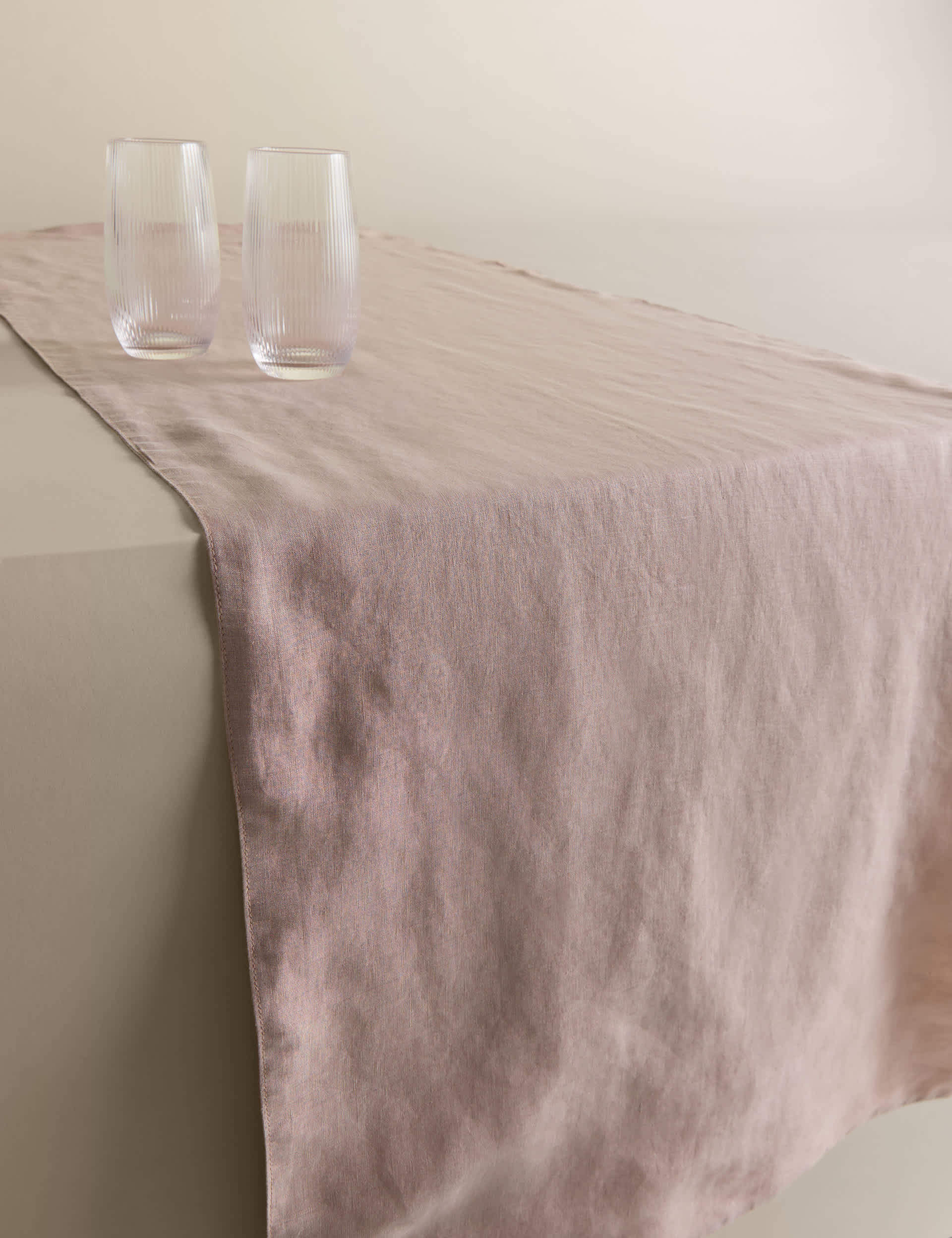 Pure linen table runner 50 x 160 cm, imported from the UK