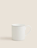 Hampton Stripe bone china mug, UK version