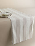 Cotton Rich Striped Table Runner