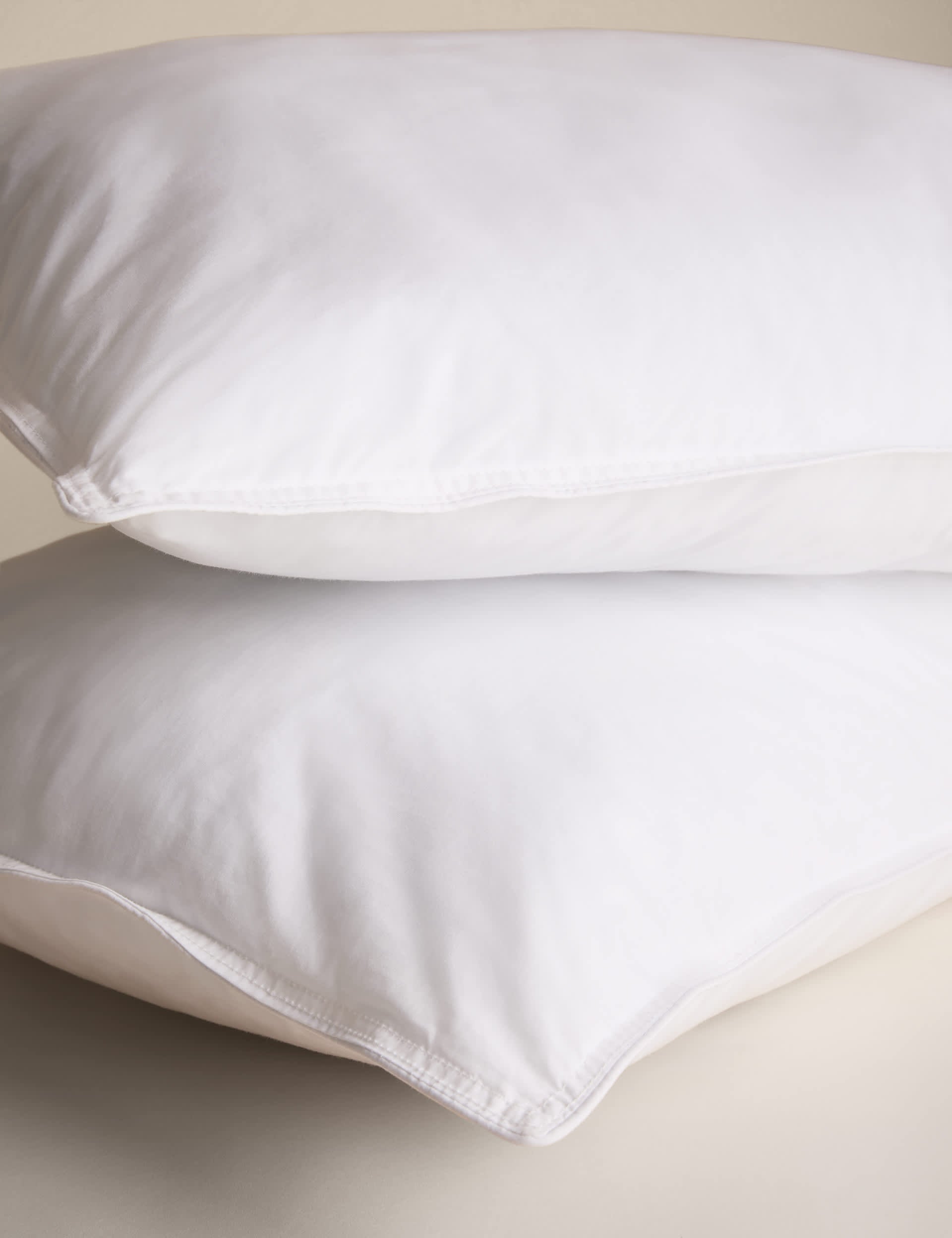 2 Pack Ultimate Comfort Pure Cotton Medium Pillows