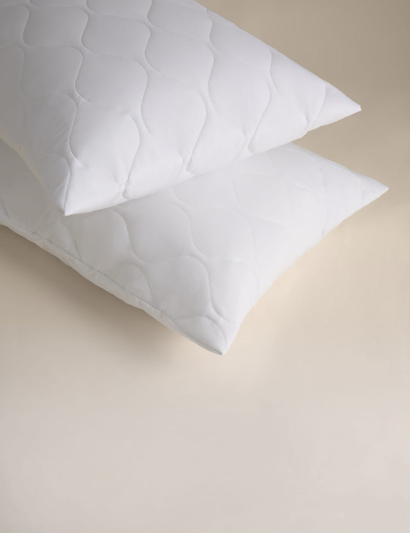 Fresh & Cool quilted pillow protectors 2 pack - British product