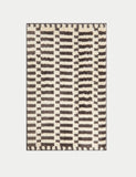 Cotton Blend Geometric Quick Dry Bath Mat - Charcoal