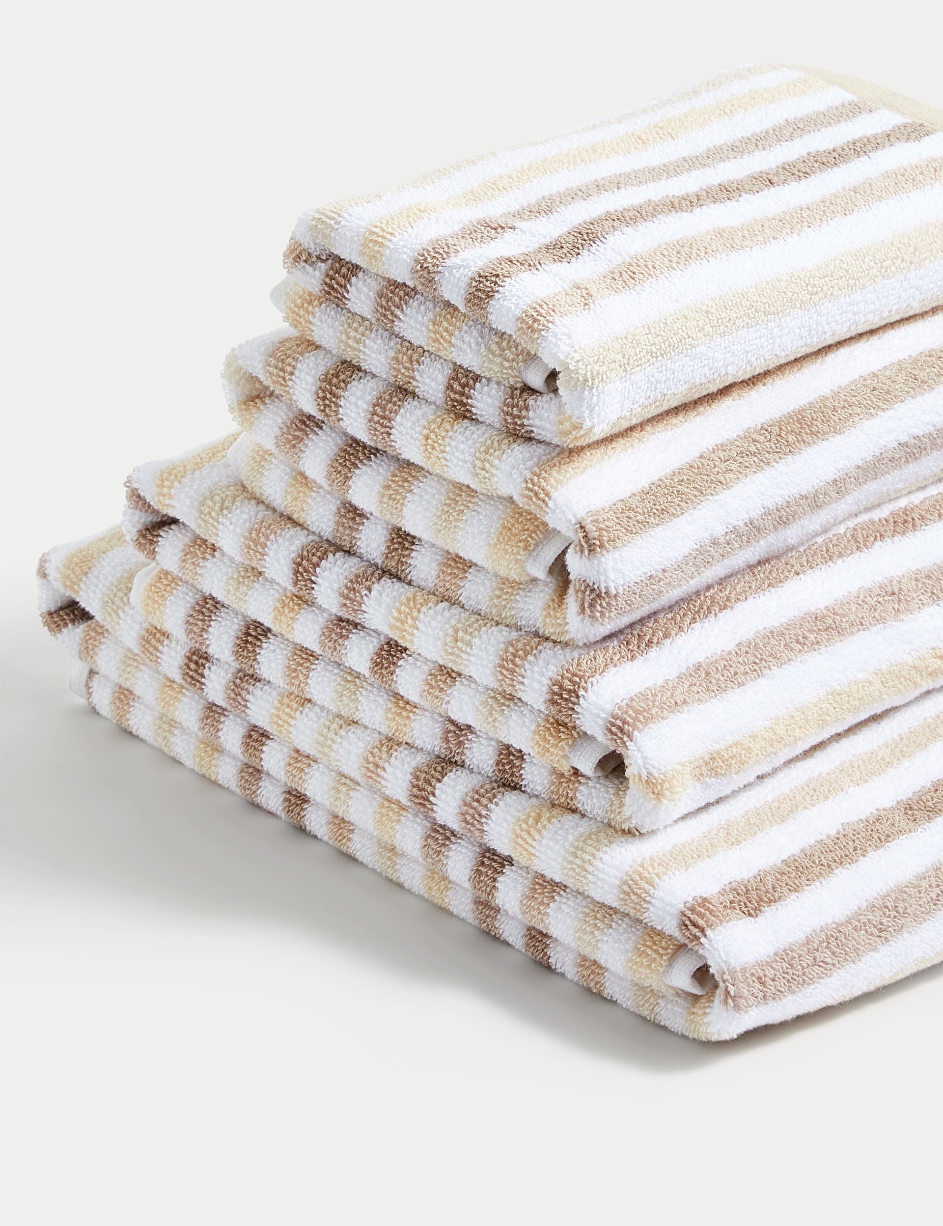 Pure cotton striped bath towel, imported from the UK