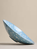 Paint splat stoneware serving bowl, imported from the UK