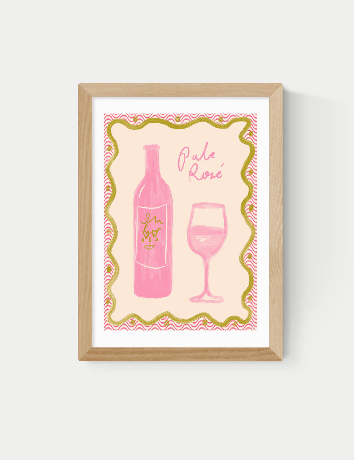 Pale Rose Framed Art