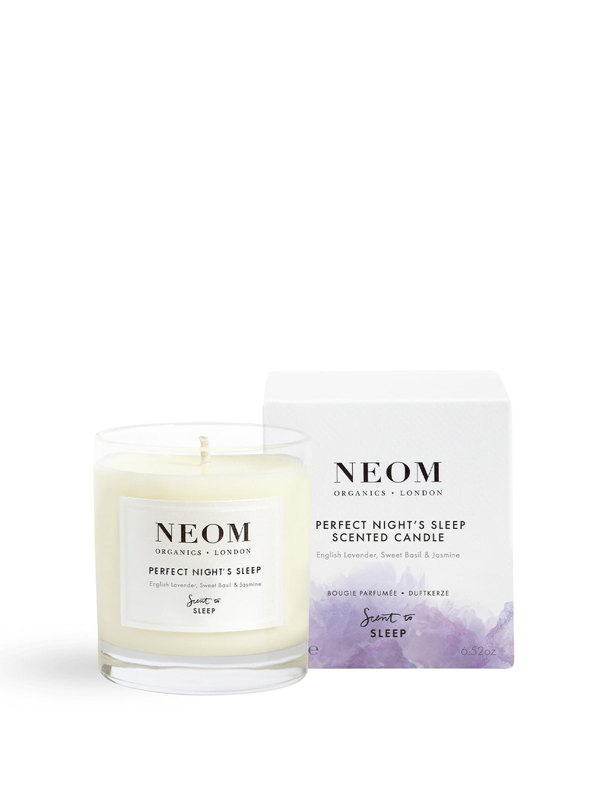NEOM Perfect Night's Sleep scented candle 185g, imported from the UK