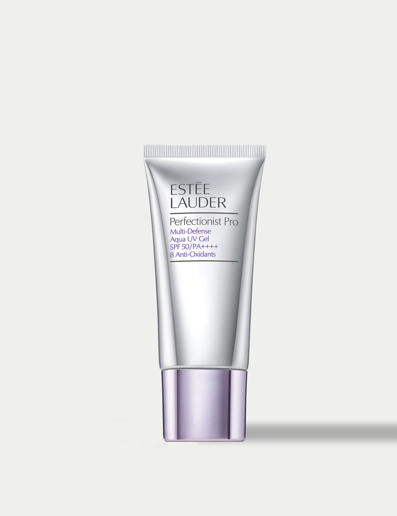 Estée Lauder SPF 50 aqua UV gel moisturiser, imported from the UK