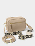 Katie Loxton personalised faux leather cross body bag, imported from the UK