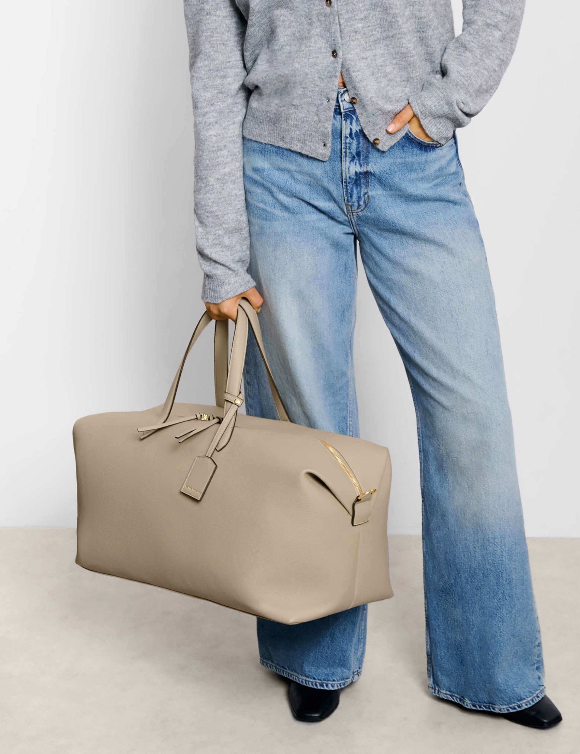 Personalised Faux Leather Weekend Bag