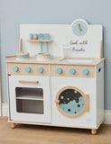 Personalised White Wooden Kitchen & Washing Machine Toy