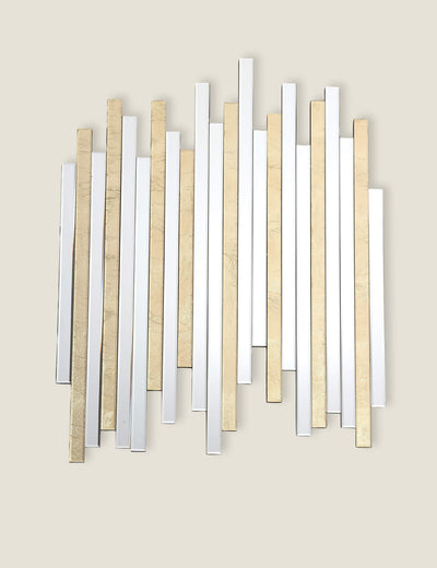 Pimento Wall Mirror Staggered Vertical Design 66cm