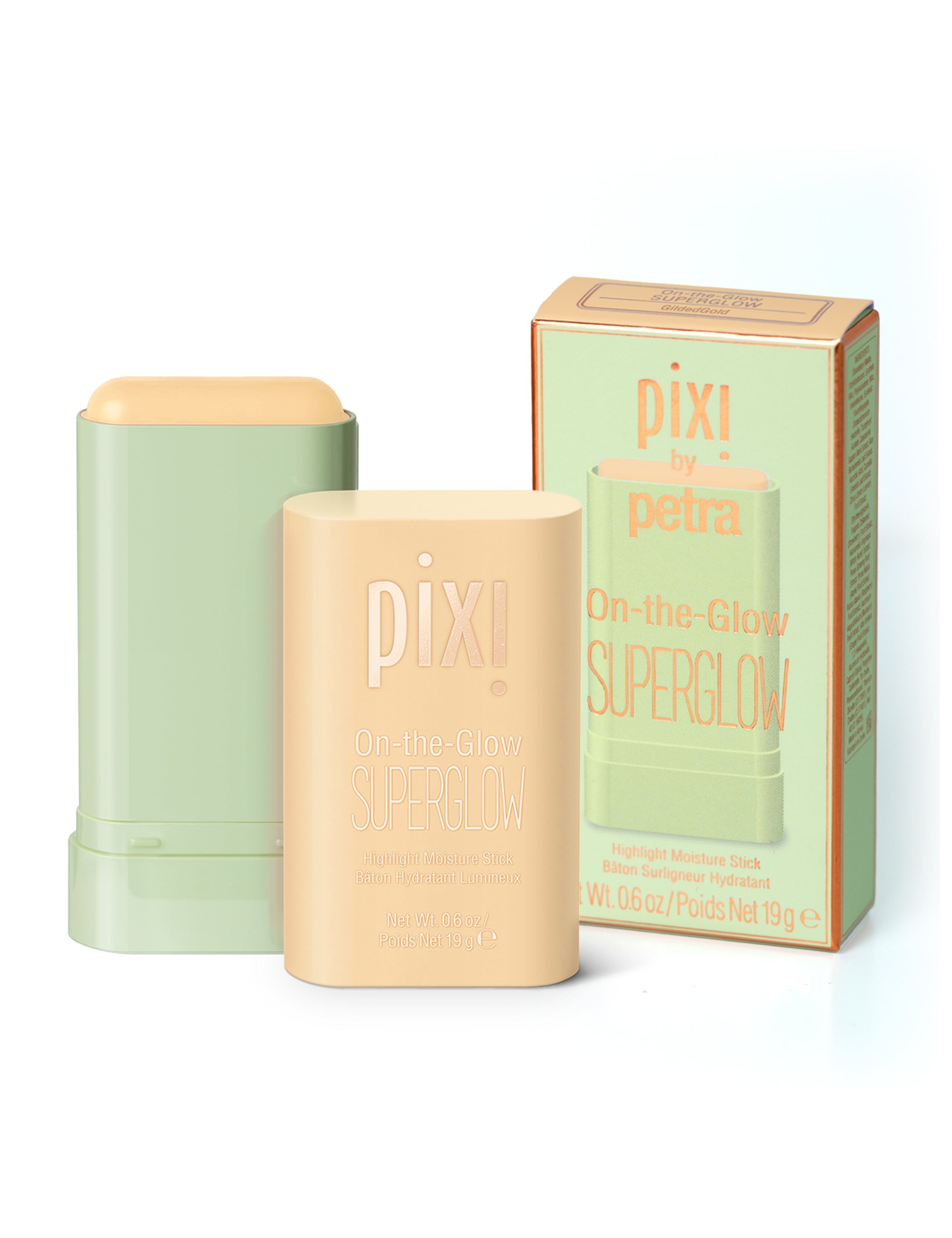 Pixi On-The-Glow Superglow Highlighter 19g, imported from the UK