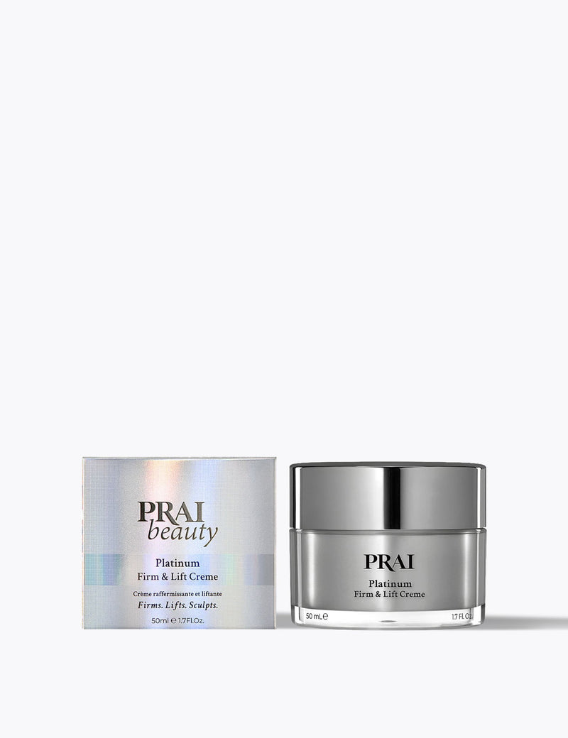 Prai Platinum Firm & Lift Crème 50ml, imported from the UK