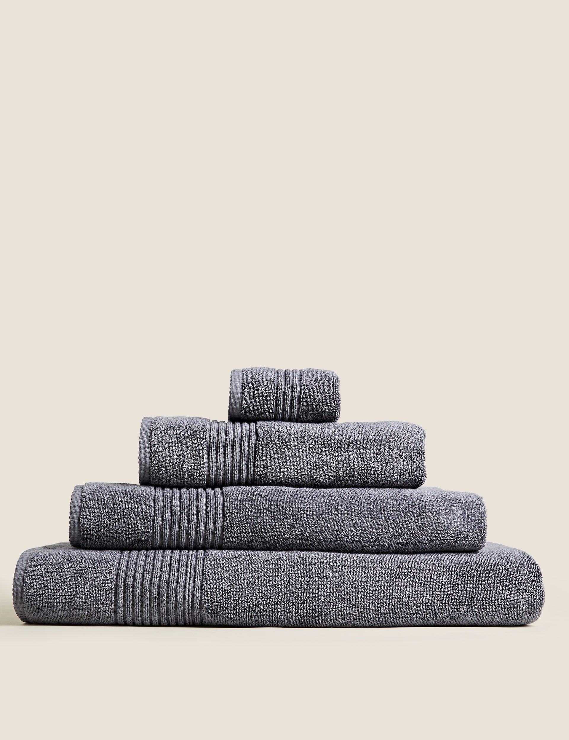 Plush Egyptian cotton bath towel, imported from the UK