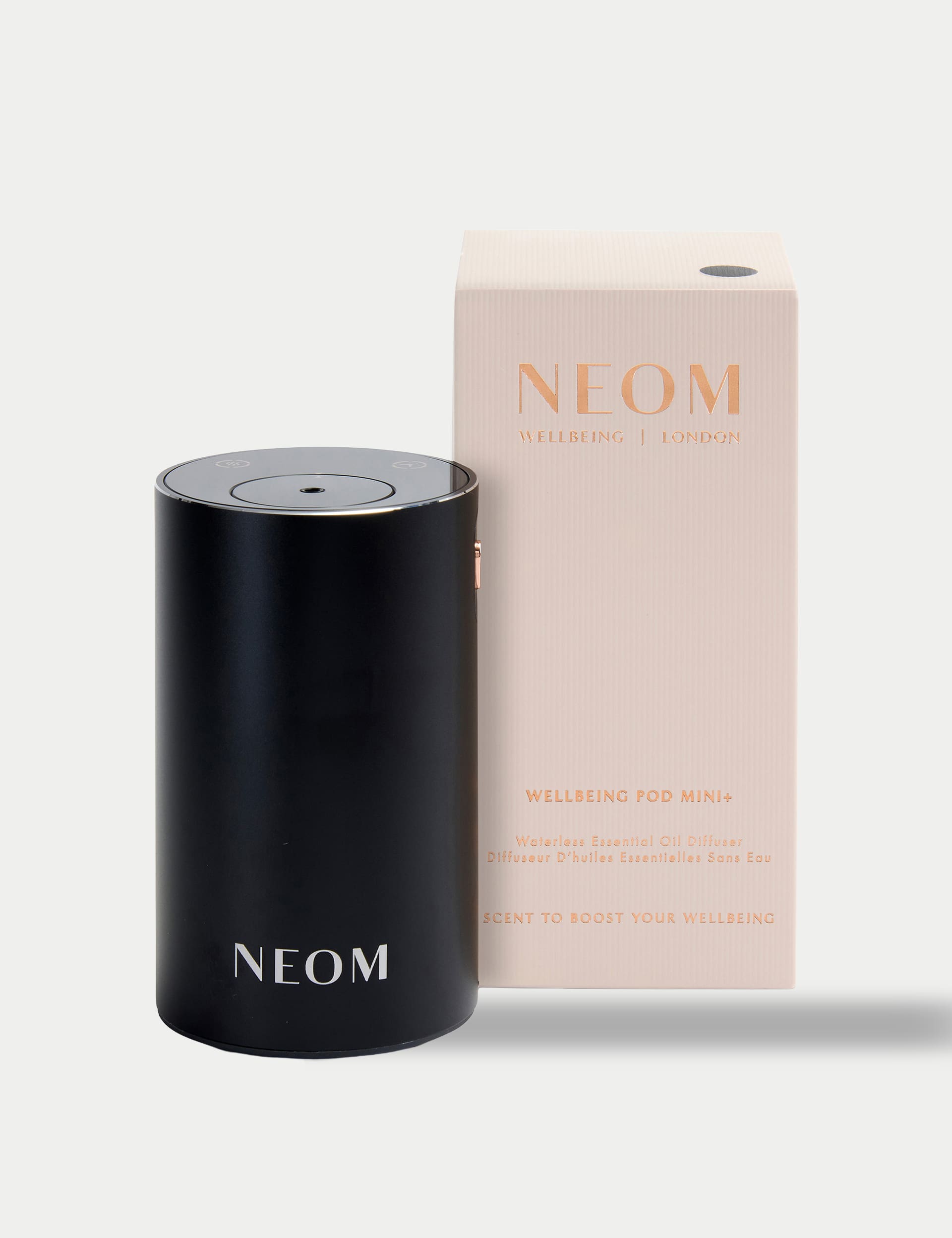 NEOM Pod Mini+ essential oil diffuser, imported from the UK
