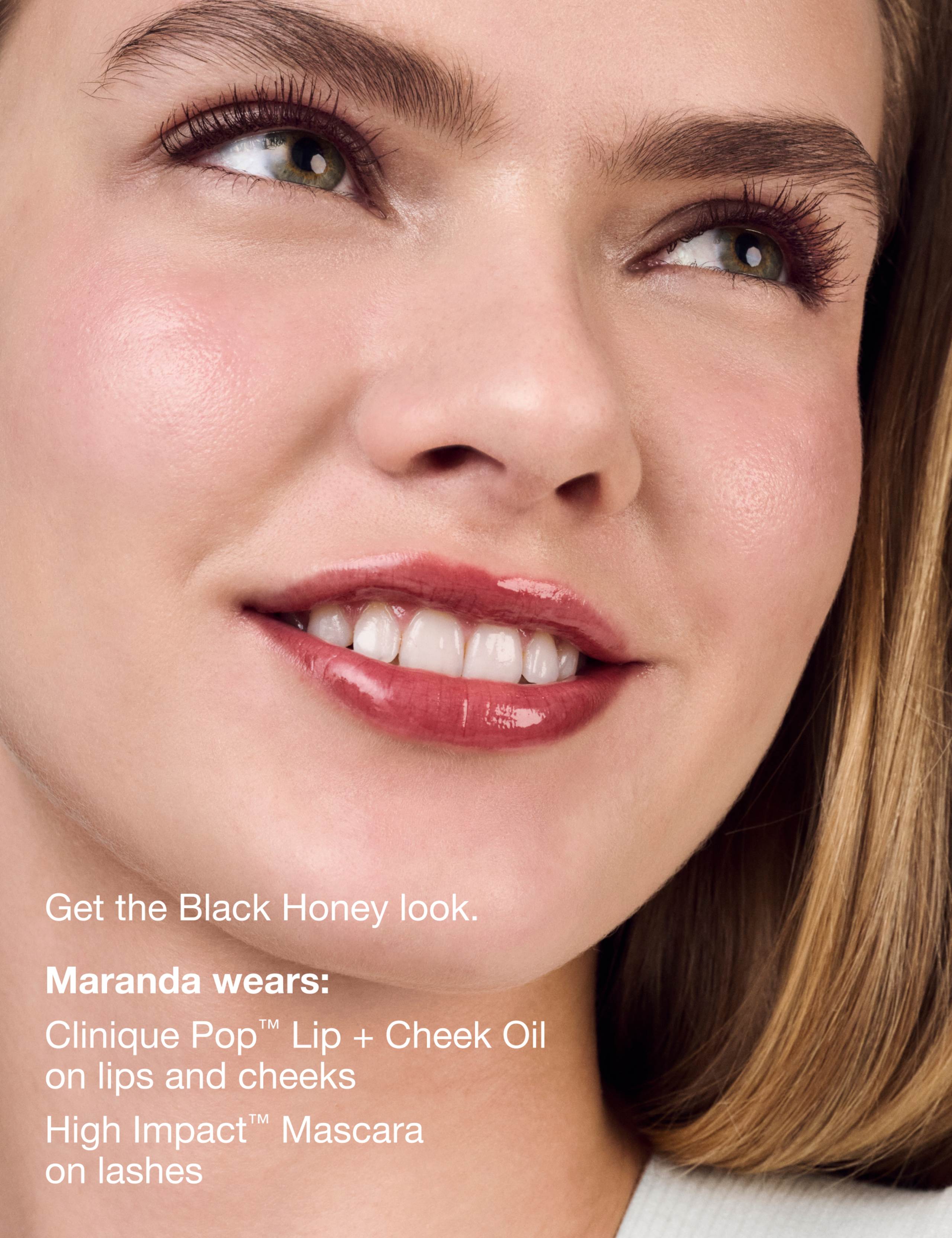 Clinique Pop Lip Cheek Oil Black Honey 7 ml, imported from the UK