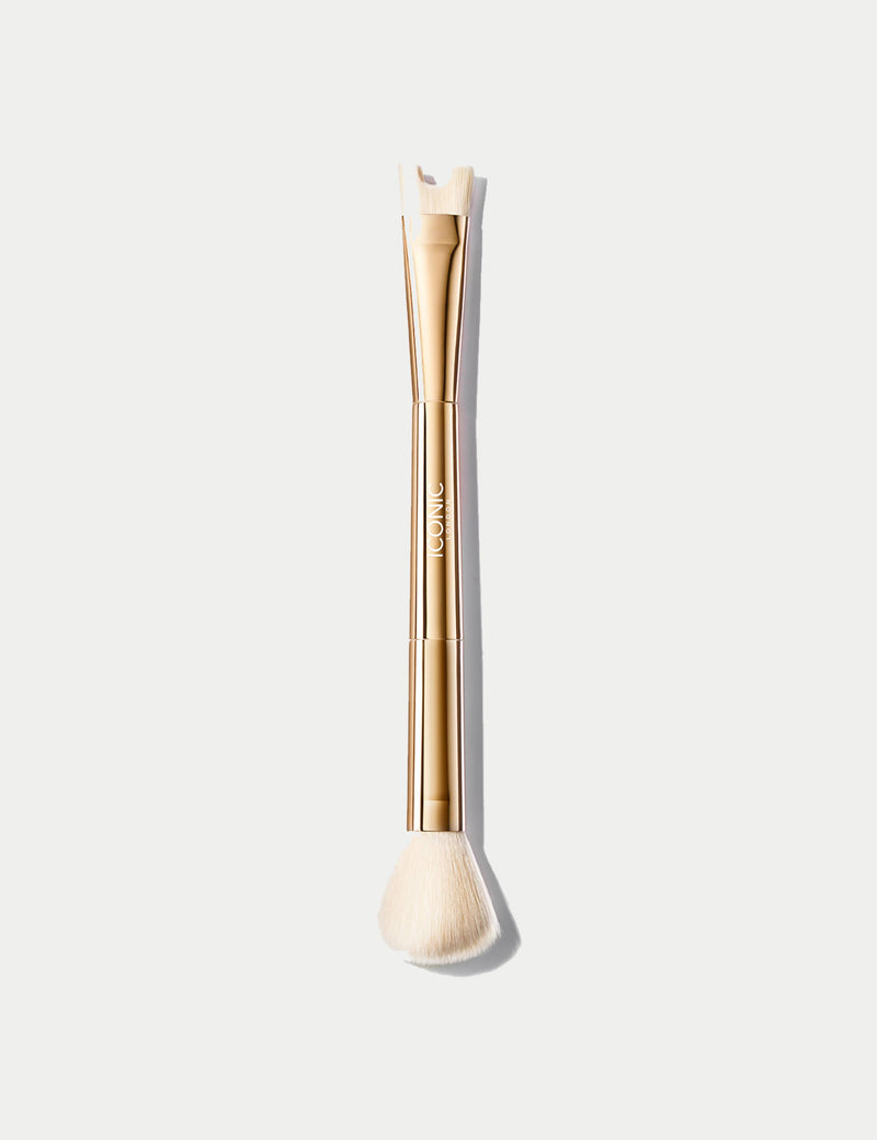 ICONIC London Precision Duo Contour Brush, imported from the UK