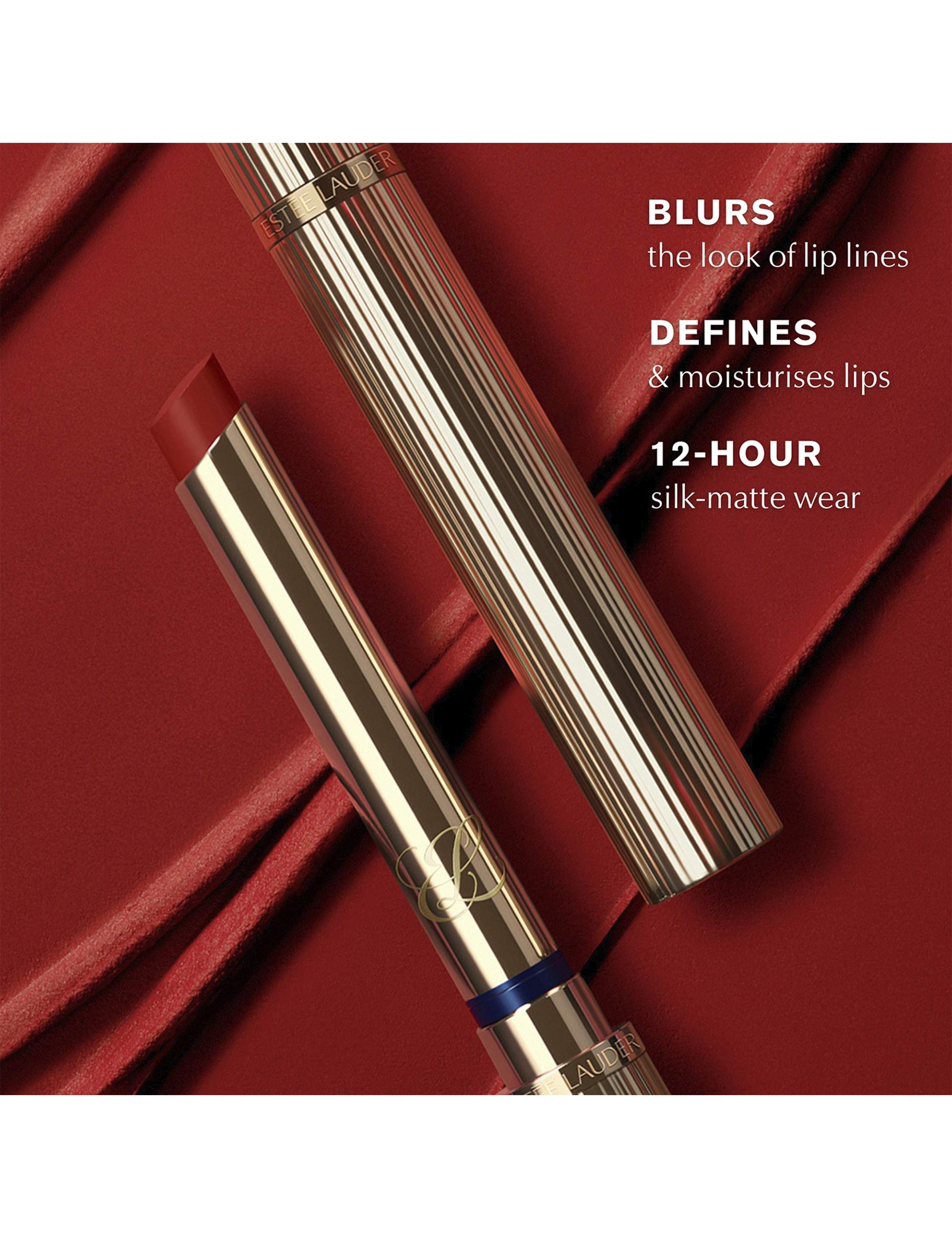 Estée Lauder Pure Color Explicit Silk Matte Lipstick 0.7g, imported from the UK