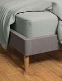 Pure cotton deep fitted sheet, imported from the UK
