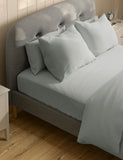 Pure cotton deep fitted sheet, imported from the UK