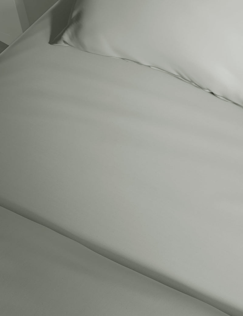Pure cotton deep fitted sheet, imported from the UK