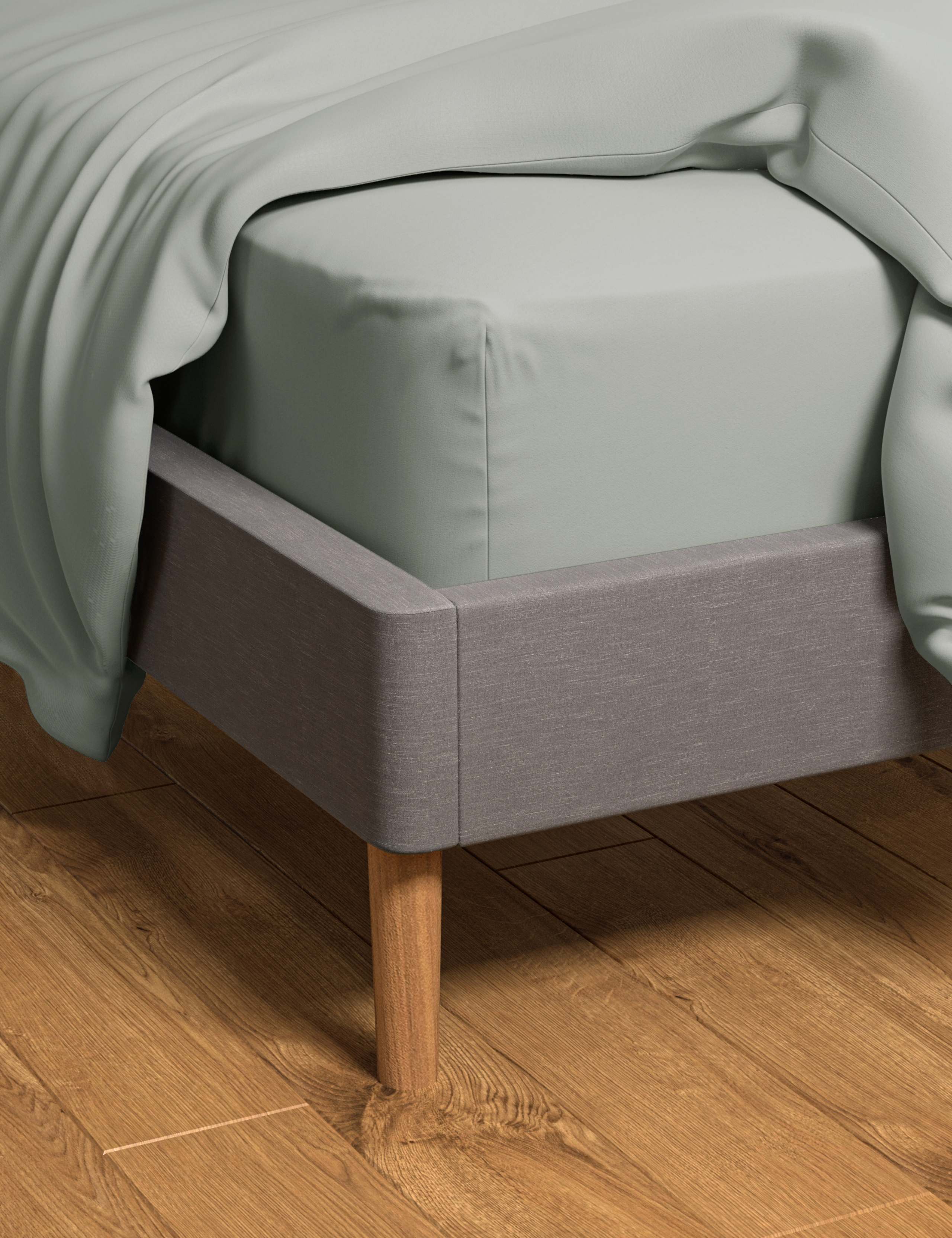 Pure cotton deep fitted sheet, imported from the UK