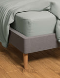 Pure cotton deep fitted sheet, imported from the UK