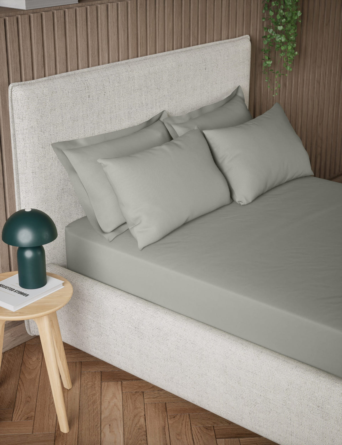 Pure Cotton Extra Deep Fitted Sheet, imported from the UK