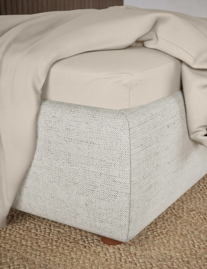 Pure cotton 300 thread count fitted sheet, imported from the UK