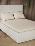 Pure cotton 300 thread count fitted sheet, imported from the UK