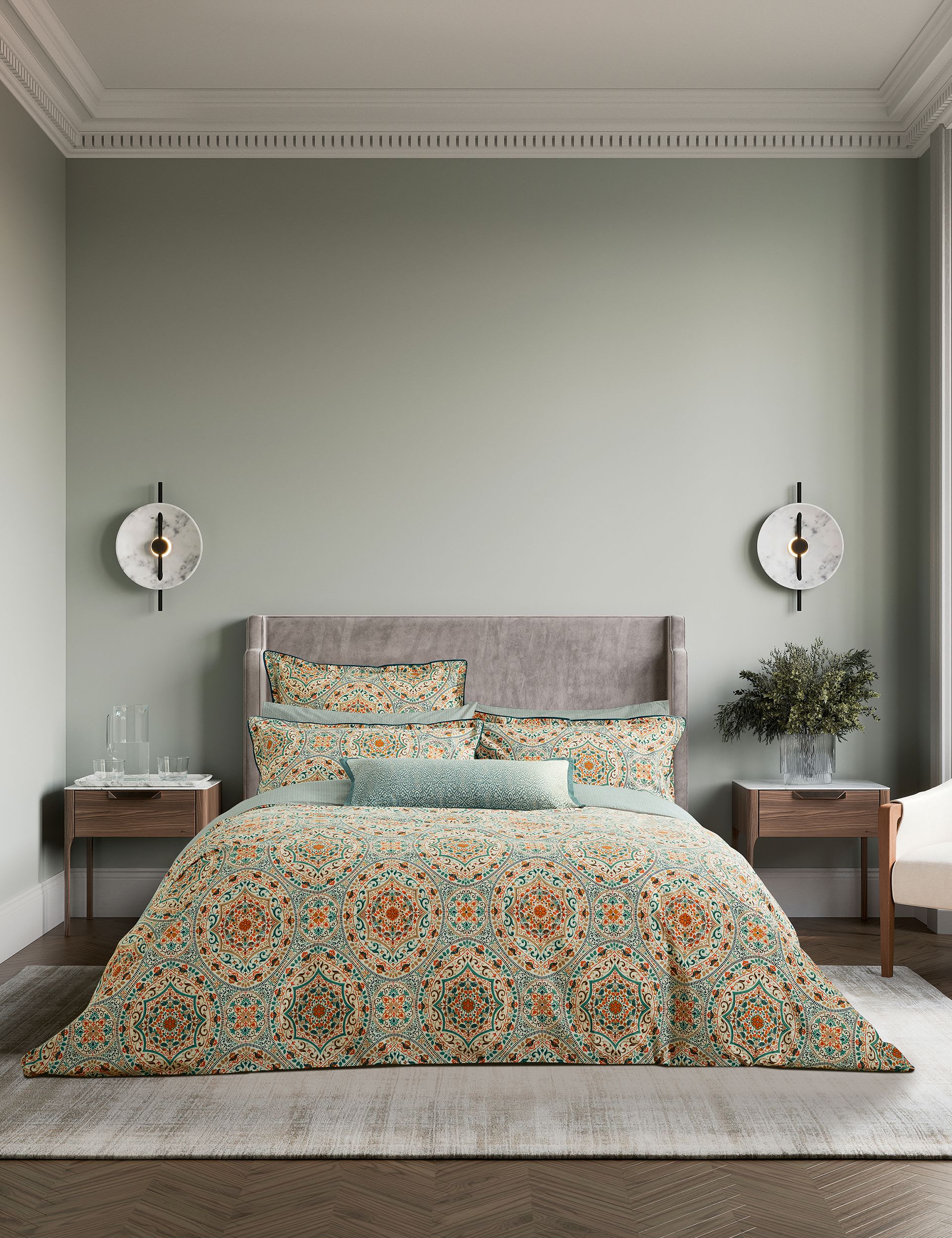 Bedeck of Belfast Pure Cotton Addison bedding set imported from the UK