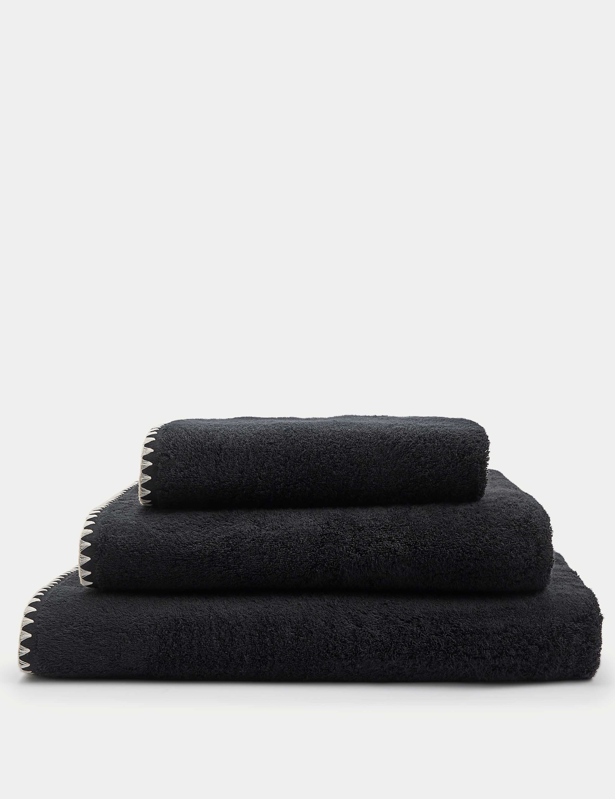 Pure Cotton Blanket Stitch Towel